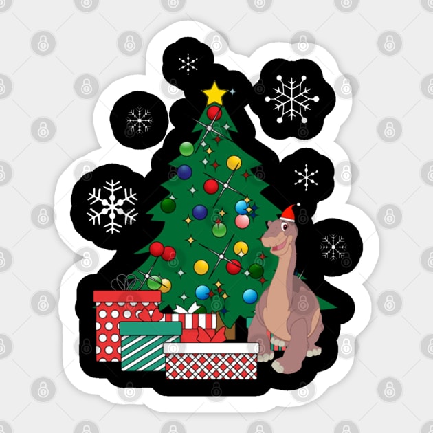 Littlefoot Around The Christmas Tree Land Before Time Sticker by box2boxxi